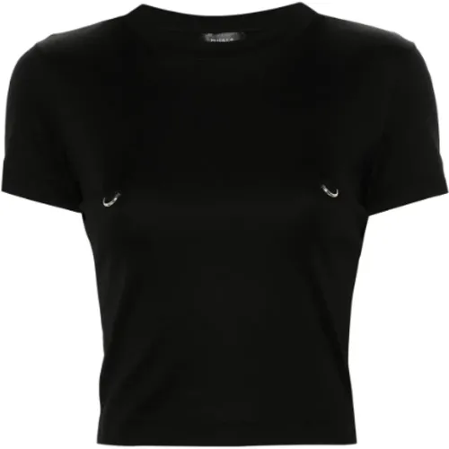 Tee Shirt Classic Style , female, Sizes: S, L, XS, M - Mugler - Modalova