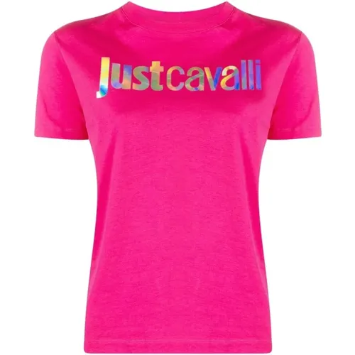 T-Shirts , Damen, Größe: XS - Just Cavalli - Modalova