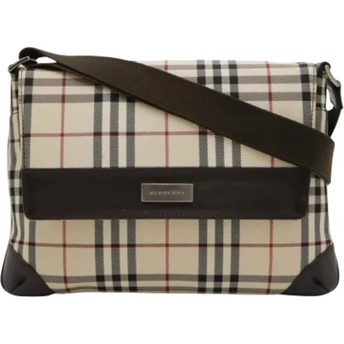 Pre-owned Canvas shoulder-bags , unisex, Sizes: ONE SIZE - Burberry Vintage - Modalova