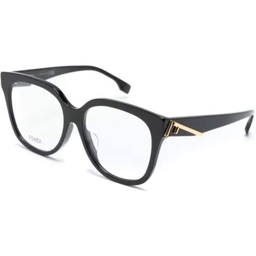 Schwarze Optische Brille Stilvoll und vielseitig - Fendi - Modalova