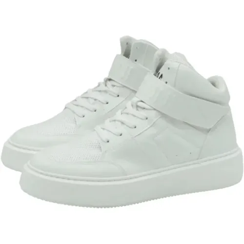 High Top Sporty Sneaker Egret , Damen, Größe: 38 EU - Ganni - Modalova