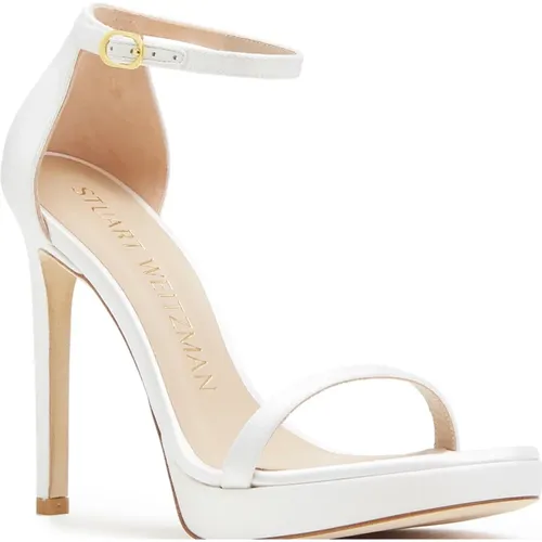 Nudist Disco High Heel Sandalen , Damen, Größe: 37 EU - Stuart Weitzman - Modalova