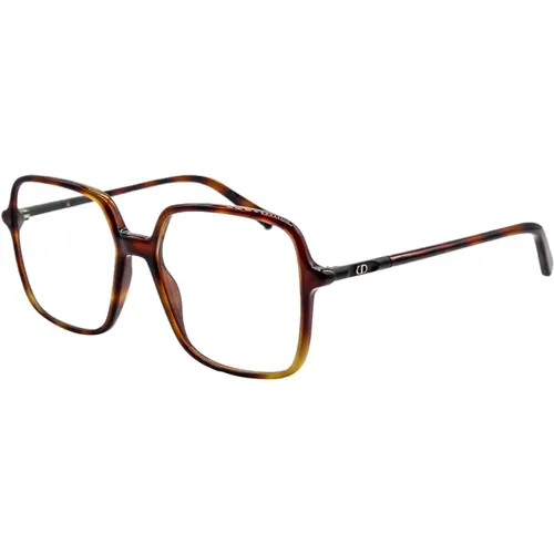 Braun/Havanna Optische Brille Stilvolles Must-Have , Damen, Größe: 54 MM - Dior - Modalova