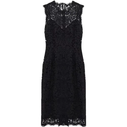 Lace dress , female, Sizes: S, M - Dolce & Gabbana - Modalova