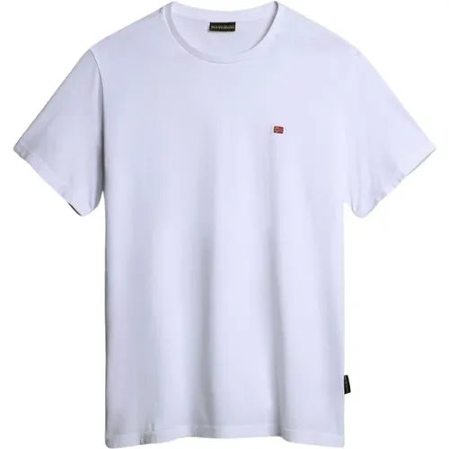 Short Sleeve T-Shirt , male, Sizes: XL, 2XL - Napapijri - Modalova