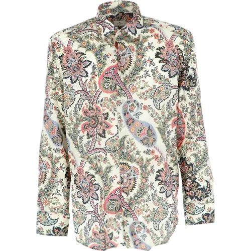 Hemd mit Paisley-Print und Knopfleiste , Herren, Größe: XL - ETRO - Modalova