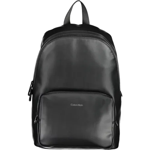 Schwarzer Rucksack mit verstellbaren Trägern , Herren, Größe: ONE Size - Calvin Klein - Modalova