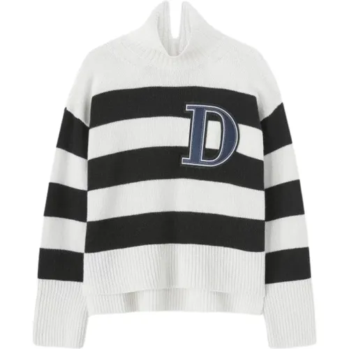 Striped Turtleneck , female, Sizes: S, XS - Dondup - Modalova