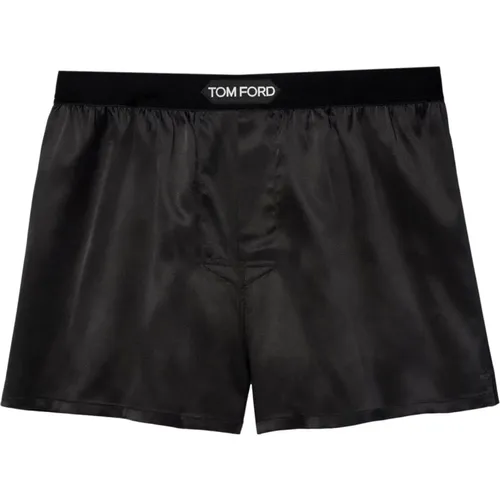 Luxuriöse Seiden-Boxershorts für Strandbekleidung , Herren, Größe: L - Tom Ford - Modalova