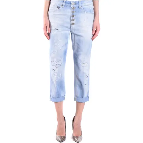 Trendy Cropped Jeans for Women , female, Sizes: W27 - Dondup - Modalova