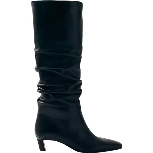 Kalila Schwarze Lederstiefel , Damen, Größe: 38 EU - ALOHAS - Modalova