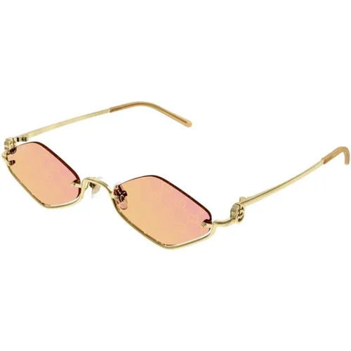 Gold Sunglasses Gg1604S 004 , female, Sizes: 53 MM - Gucci - Modalova