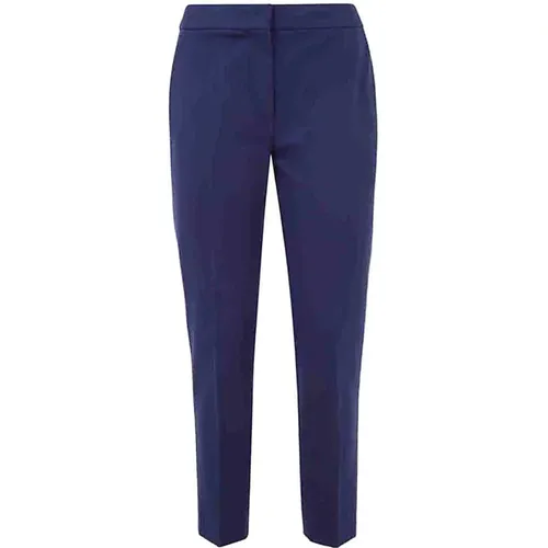 Sapphire Viscose Jersey Trousers , female, Sizes: XS, 2XS - Max Mara - Modalova