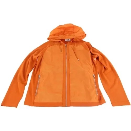 Pre-owned Stoff outerwear - Hermès Vintage - Modalova