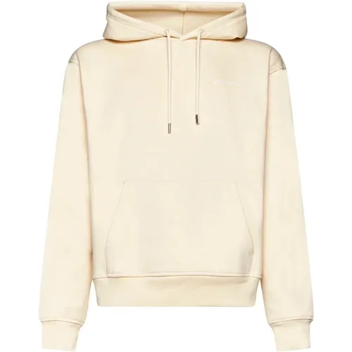 Hooded Sweater with Logo Embroidery , male, Sizes: L - Jacquemus - Modalova