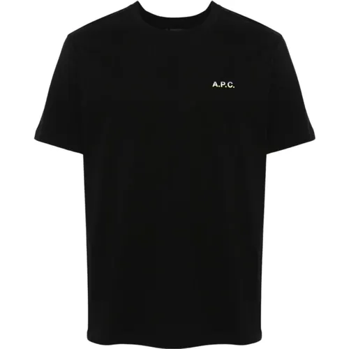 Bedrucktes Logo-T-Shirt , Herren, Größe: XL - A.p.c. - Modalova