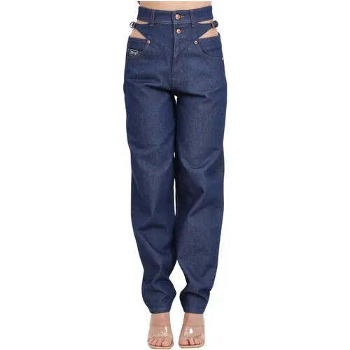 Denim Balloon Olivia Mini Jeans , female, Sizes: W26, W28 - Versace Jeans Couture - Modalova