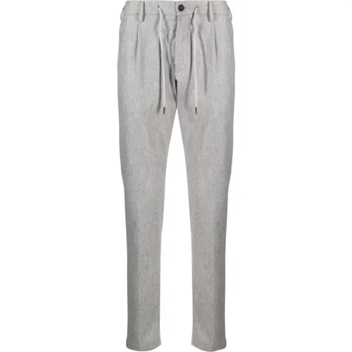 Cashmere Drawstring Trousers , male, Sizes: W31, W33, W34, W36 - Eleventy - Modalova