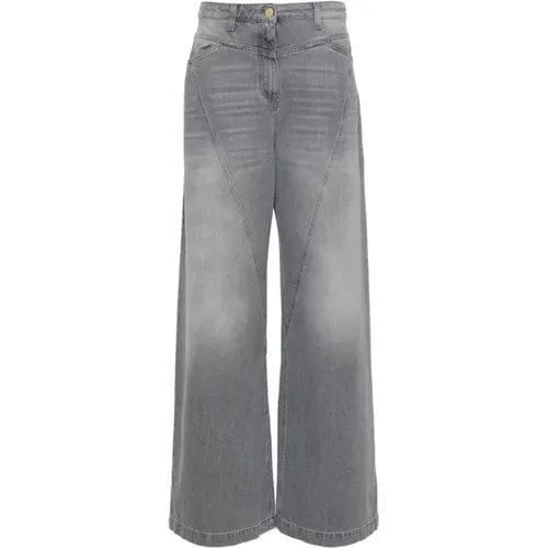 Wide Jeans , female, Sizes: W27 - Elisabetta Franchi - Modalova