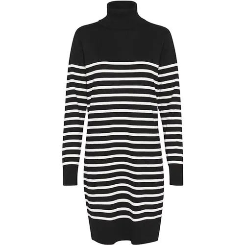 Striped Knit Dress Ice , female, Sizes: XS, L, M, 2XL, XL, S - Saint Tropez - Modalova