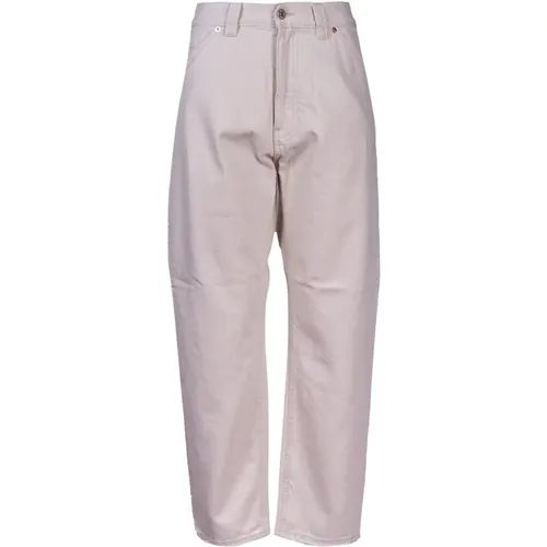 Stylish Wide Trousers for Men , male, Sizes: W35, W33 - Mauro Grifoni - Modalova