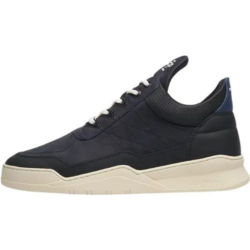 Low Top Ghost Tweek Navy , unisex, Größe: 39 EU - Filling Pieces - Modalova