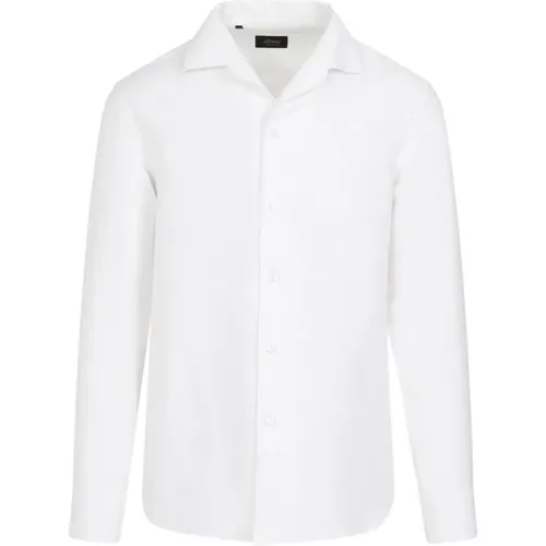 Cotton Shirt Classic Style , male, Sizes: M, S - Brioni - Modalova
