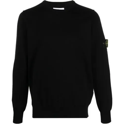 Ribbed Crewneck Sweaters , male, Sizes: 2XL, S, XL, L - Stone Island - Modalova