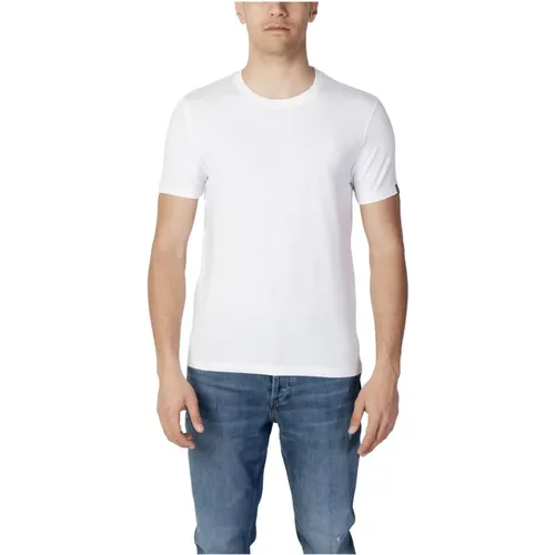 Weißes Baumwoll-Kurzarm-T-Shirt - U.s. Polo Assn. - Modalova