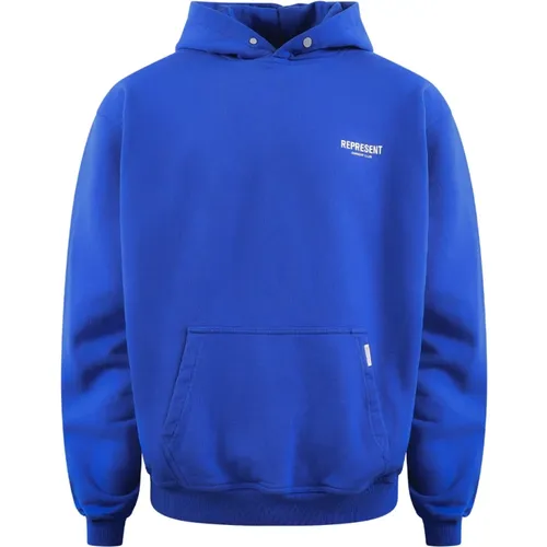 Club Hoodie Blau Stilvolle Männer , Herren, Größe: XL - REPRESENT - Modalova