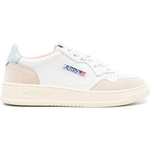 Medalist Low Leather Suede Sneakers , female, Sizes: 3 UK - Autry - Modalova