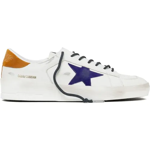 Stardan Sneakers White Multicolour Vintage Style , male, Sizes: 10 UK - Golden Goose - Modalova
