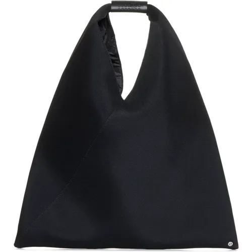 Schwarze Klassische Japanische Handtasche,Tote Bags - MM6 Maison Margiela - Modalova