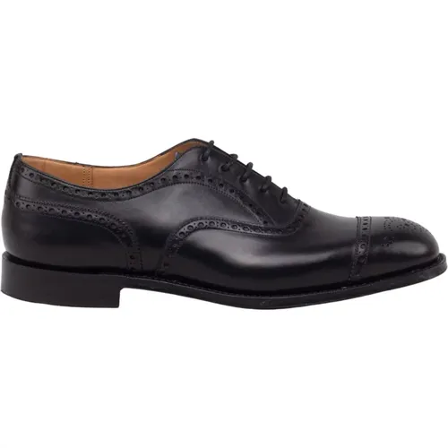 Classic Oxford Brogue Shoes , male, Sizes: 6 1/2 UK, 8 UK - Church's - Modalova