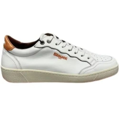 Retro Sneakers , male, Sizes: 4 UK - Blauer - Modalova