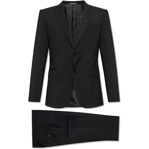 Virgin Wool Suit , male, Sizes: 3XL, XL, L - Emporio Armani - Modalova