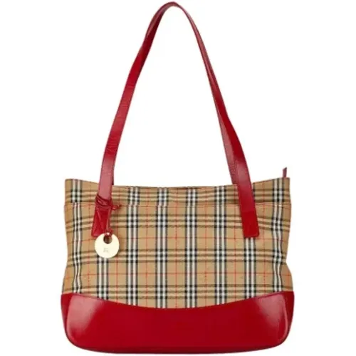 Pre-owned Canvas totes , female, Sizes: ONE SIZE - Burberry Vintage - Modalova