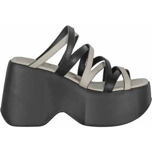 Bicolor Platform Sandals , female, Sizes: 6 UK, 5 UK - Vic Matié - Modalova