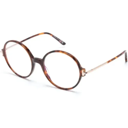 Havana Optical Frame , unisex, Sizes: 53 MM - Tom Ford - Modalova