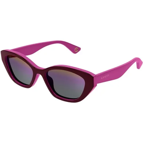 Burgundy Sunglasses Gg1638S , female, Sizes: 54 MM - Gucci - Modalova