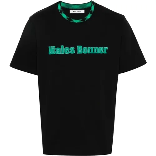T-shirts and Polos , male, Sizes: S, XL, 2XL, XS, L, M - Wales Bonner - Modalova