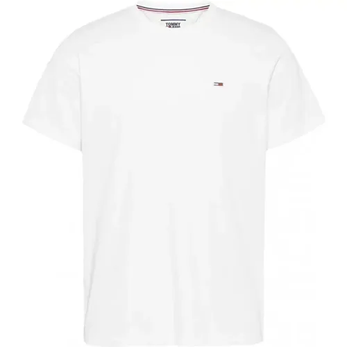 Weiße Eco-Friendly T-Shirt , Herren, Größe: L - Tommy Jeans - Modalova