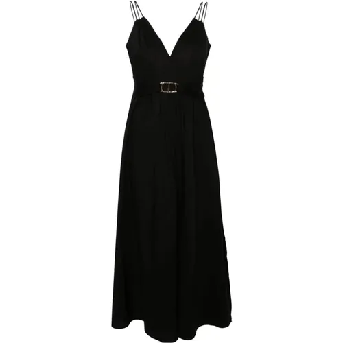 Elegant Sleeveless Long Dress , Damen, Größe: XS - Twinset - Modalova
