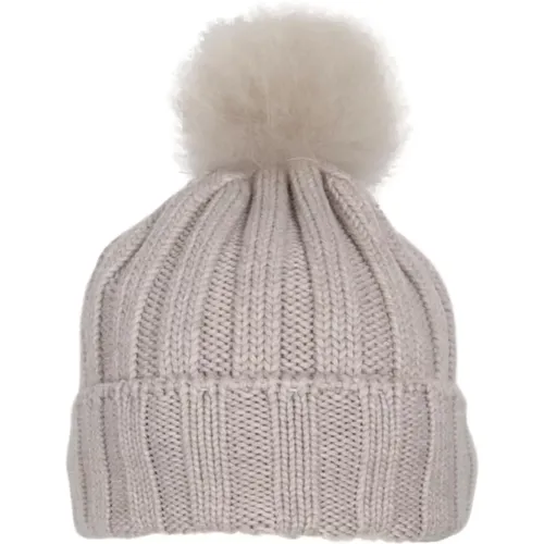 Winterwollmütze mit Cashmere-Pompon , unisex, Größe: S - Woolrich - Modalova