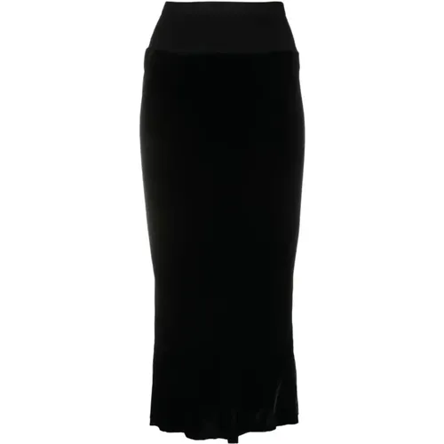 Knee bias skirt , female, Sizes: XS - Rick Owens - Modalova