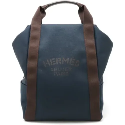 Pre-owned Canvas backpacks , male, Sizes: ONE SIZE - Hermès Vintage - Modalova