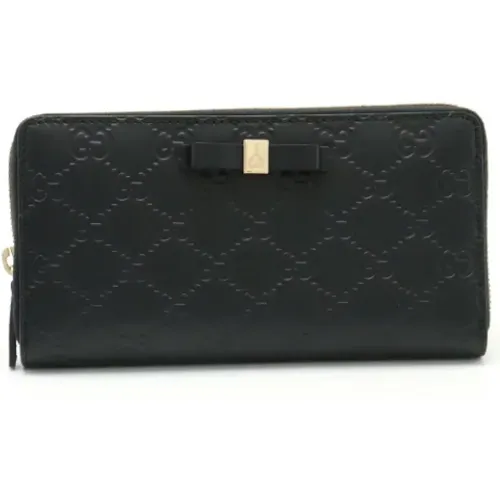 Pre-owned Canvas wallets , female, Sizes: ONE SIZE - Gucci Vintage - Modalova