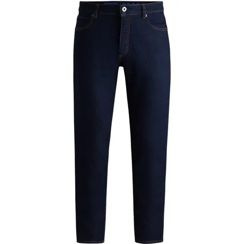 Blaue Brody Tapered Fit Jeans , Herren, Größe: W38 - Hugo Boss - Modalova