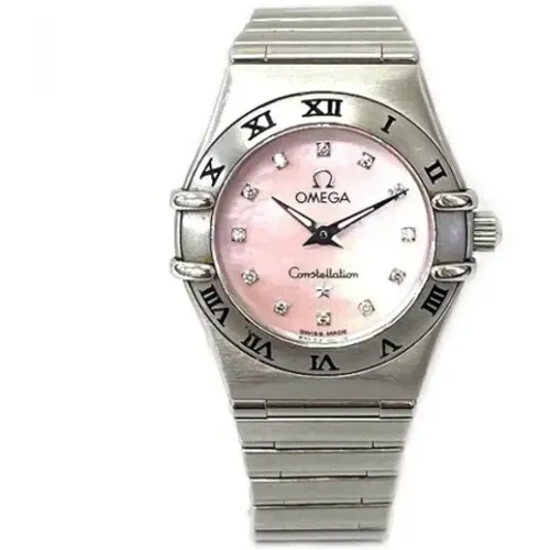 Pre-owned Stainless Steel watches , female, Sizes: ONE SIZE - Omega Vintage - Modalova