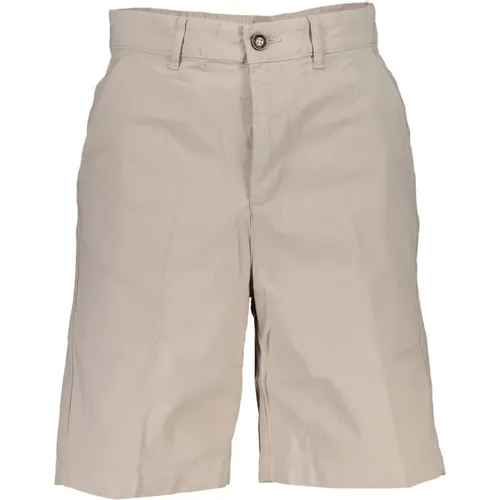 Graue Bermuda-Shorts mit Logo - North Sails - Modalova